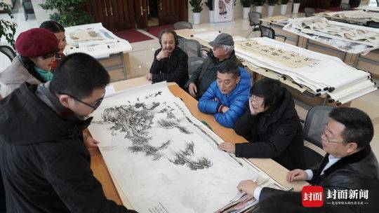 首屆“四川歷史名人書畫傳習”參賽作品進行評選 十大書畫家為5000多幅作品“診脈把關”