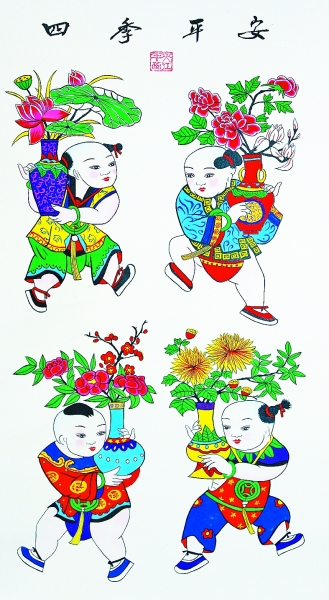 刻在心靈的底版上，年畫才有未來